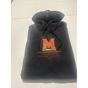 Under Armour Hoodie  Medium Black Cotton Maryland Terrapins NCAA Basketball